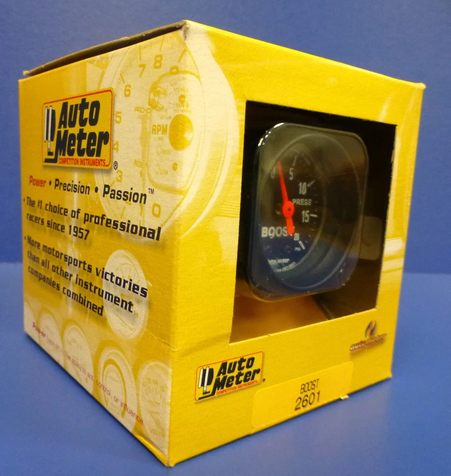 Medidor automático 2601 serie Z aspiradora 30, Boost 20 PSI medidor mecánico 2 1/16 Foto 2 de 3