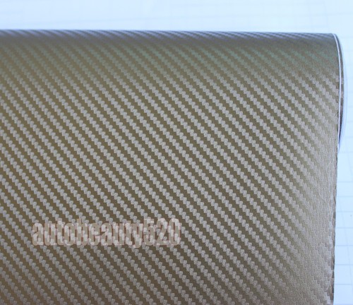 12" x 50" PVC Stretch Car 3D Carbon Fiber Texture Vinyl Wrap Strip Sticker Decal - Picture 32 of 40