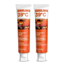 CEELIKE 39°C Lysozyme Toothpaste - Warm Sensation - 2 x 3.53 oz