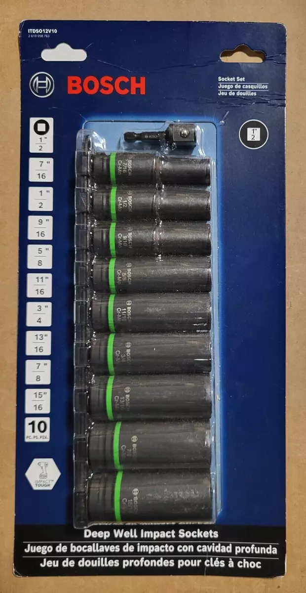 Bosch impact socket set deals