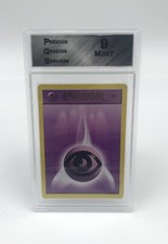 Pokémon French Psychic 1st Edition Énergie 101/102 Base Set Graded MINT 9