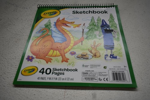 Lot of 6 Crayola Spiral Bound Sketchbook 40 Pages per Book 9" x 9" Pages - Picture 5 of 6