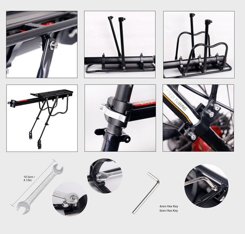 H022B Fahrrad Gepäckträger Sattelstützgepäckträger Sehr Praktisch MTB Bike 50KG - Bild 9 von 24