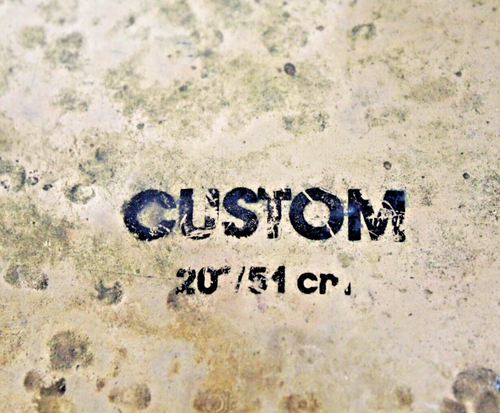 Platillo Zildjian 20" K Custom Ride "Sizzle" vintage años 80 con remaches y bolsa - Imagen 11 de 20