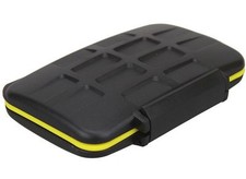 JJC Rubber Sealed Waterproof Memory Card Hard Case Holder for 4 x CF Cards