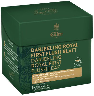 EILLES TEE Tea Diamond DARJEELING ROYAL First Flush Blatt im Pyramidenbeutel,