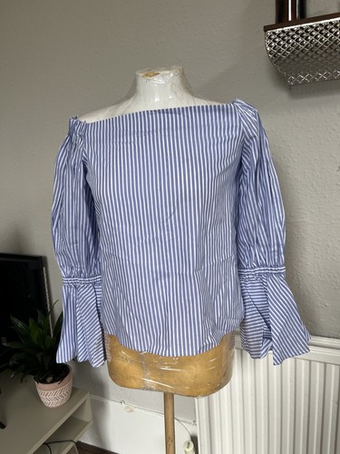 Alexis White Lace Short Sleeve Top With Cream Silk Bow, Sz S £180 - Picture 2 of 6
