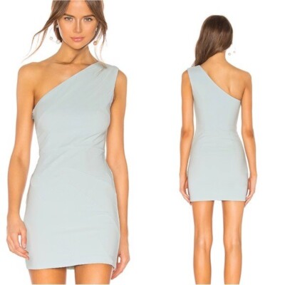 Michael Costello x Revolve Ava Dress One Shoulder Mini Ice Blue Size XS | eBay Michael Costello x Revolve Ava Dress One Shoulder Mini Ice Blue Size XS | eBay