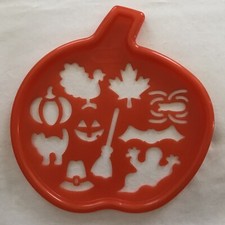 Vintage Little Tikes Halloween Stencil Make-a-Card Kids Art Preschool Drawing