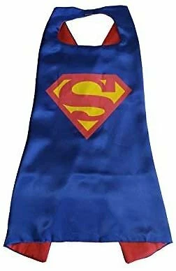 Набор из 4 предметов Супермен включает плащ, маску, наклейки супергероя и браслет - Изображение 2 из 4