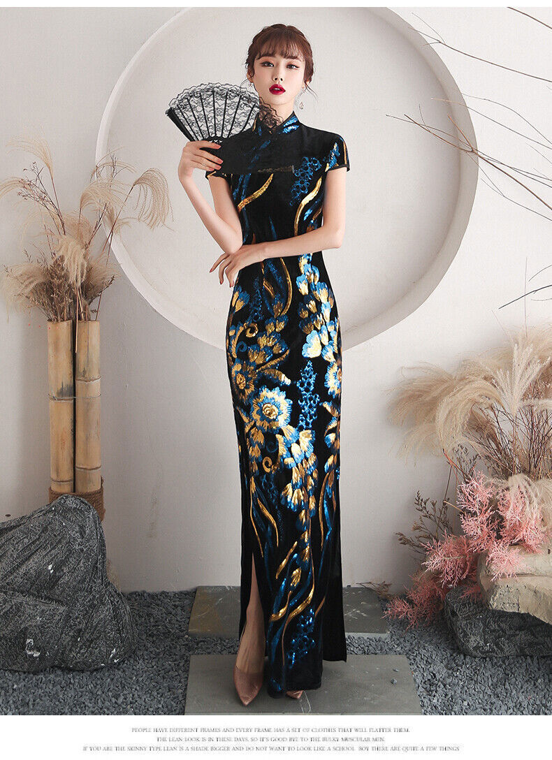 2023 Long Cheongsam Girlu0026#039;s New Chinese Modified Vintage Cheongsam |  eBay