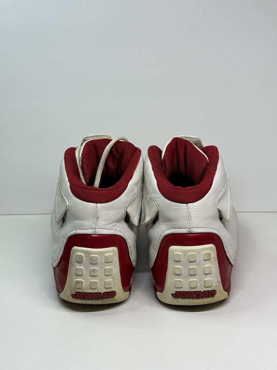 Air Jordan 18 OG White Red Retro 2003 Sneaker Shoe 305869 Air Jordan 18 OG White Red Retro 2003 Sneaker Shoe 305869