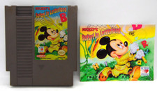 Mickey's Safari in Letterland Nintendo NES Authentic Cartridge + Manual Only