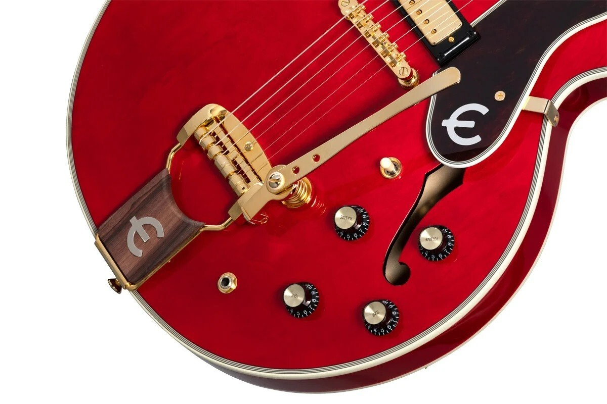 Epiphone ビンテージSheraton/デッドストック品 ハードケース付き Epiphone Sheraton -Vintage Sunburst-（新品/送料無料）【楽器