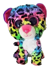 TY Beanie Boos Dotty the Leopard Glitter Eyes Stuffed Animal Toy Plush  (CTGL)