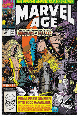 MARVEL AGE - No. 88 (May 1990) GUARDIANS of the GALAXY