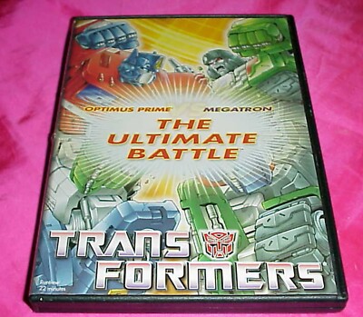   RARE TRANSFORMERS OPTIMUS PRIME VS MEGATRON THE ULTIMATE BATTLE (DVD)