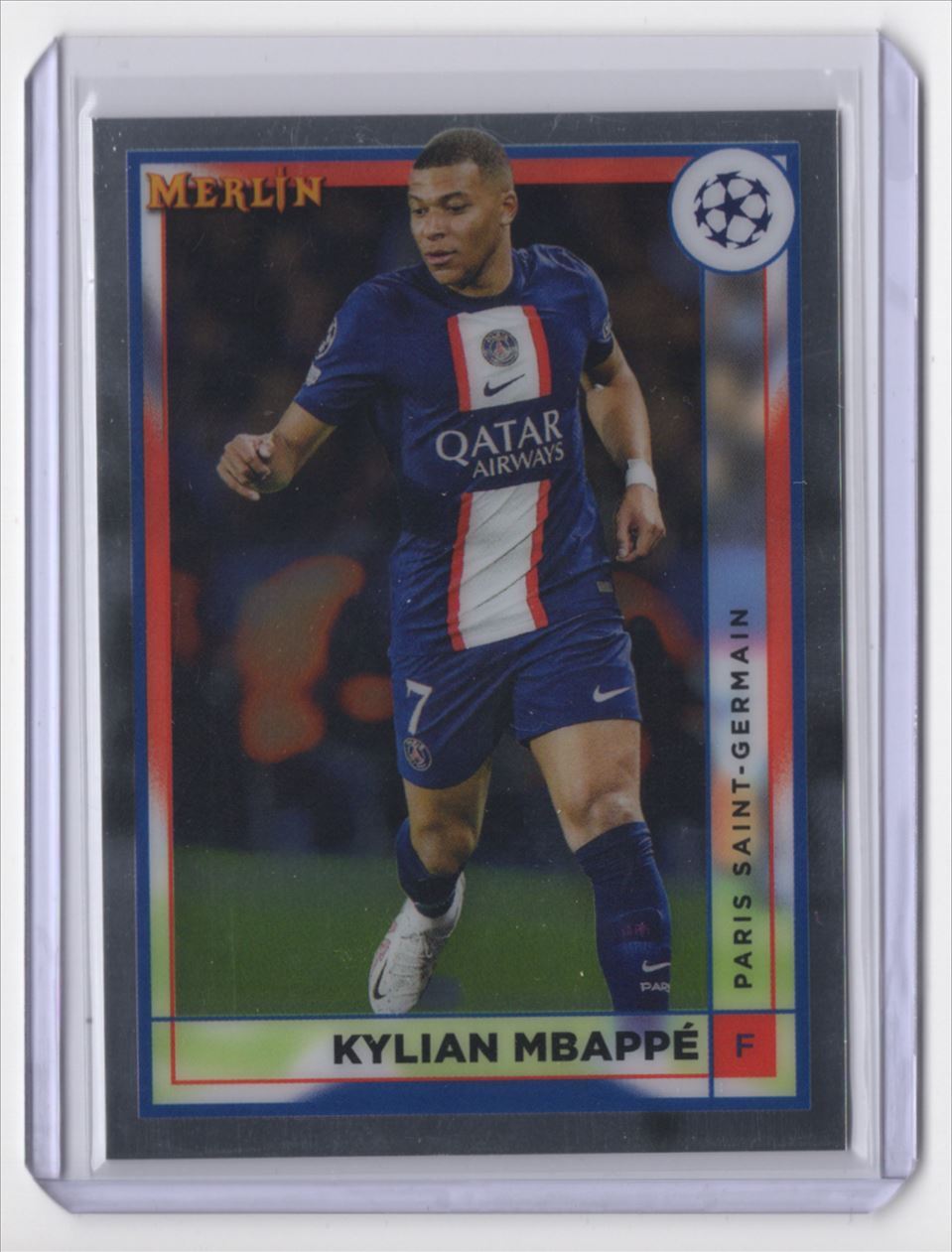 -2022 Topps Merlin Chrome Kylian Mbappé Paris Saint-Germain #105