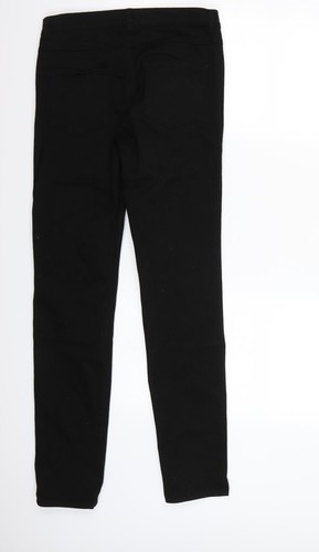 Pantalones de mezclilla rectos para mujer Sisley negros algodón talla 29 L30 en regular - Imagen 2 de 12