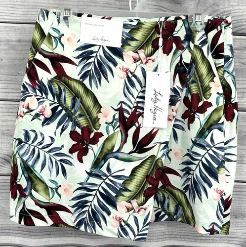 LADY HAGEN 16" PALM OVERLAP SKORT Size 4 PALM MINT GOLF TENNIS PICKLEBALL - Picture 5 of 7