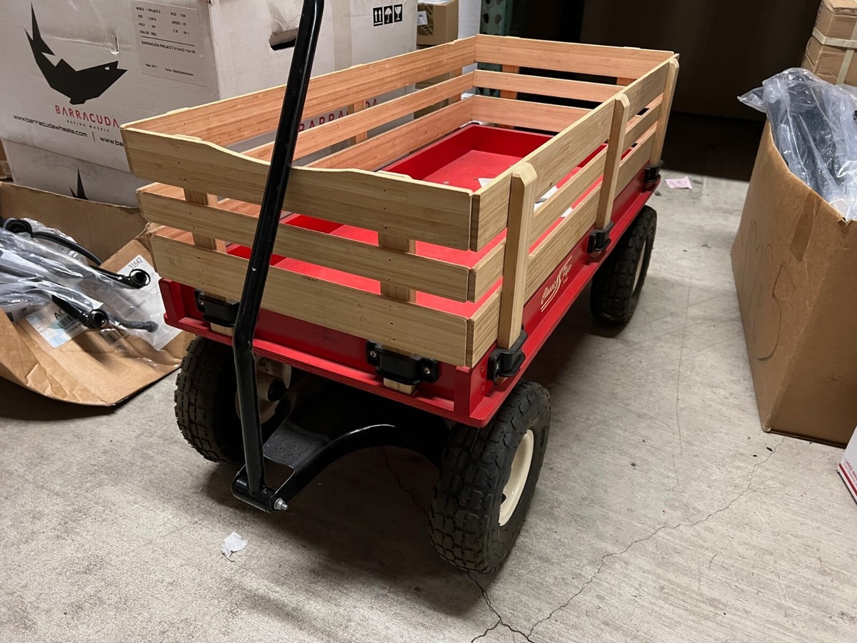 Classic Flyer Kettler Oversized Air Tire Wagon Red | eBay