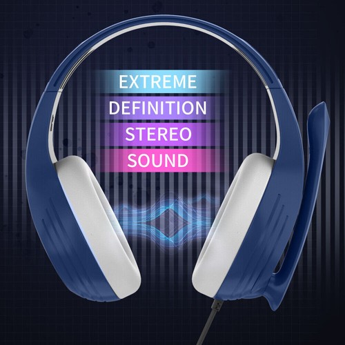 New 3.5mm Gaming Headset Bass Surround Headphones with Mic For PC PS4 PS5 Xbox - Picture 4 of 8