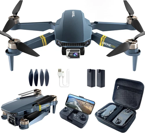 Brushless Super Endurance Foldable Quadcopter Drone for Beginners–40+ mins Fligh