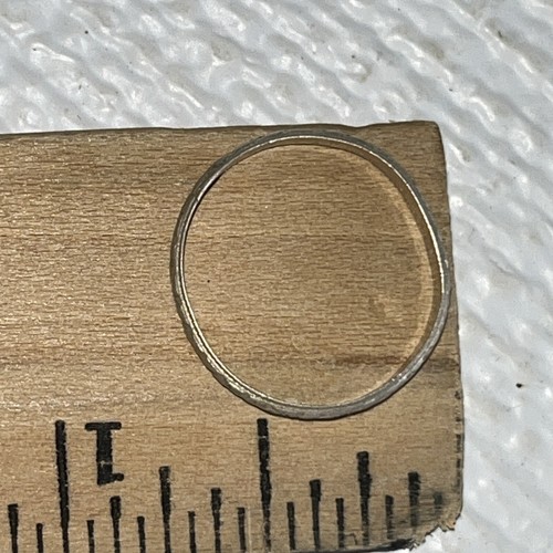 Sterling Silver Scrolled Wedding Band & Box Stamped U Inside Arrows Old Jewelry - Picture 17 of 17