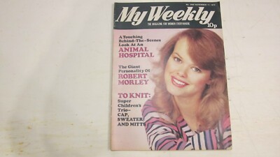 November 17th 1979, MY WEEKLY, Robert Morley, Sheena Kaye, Jean Bond, Peppino.