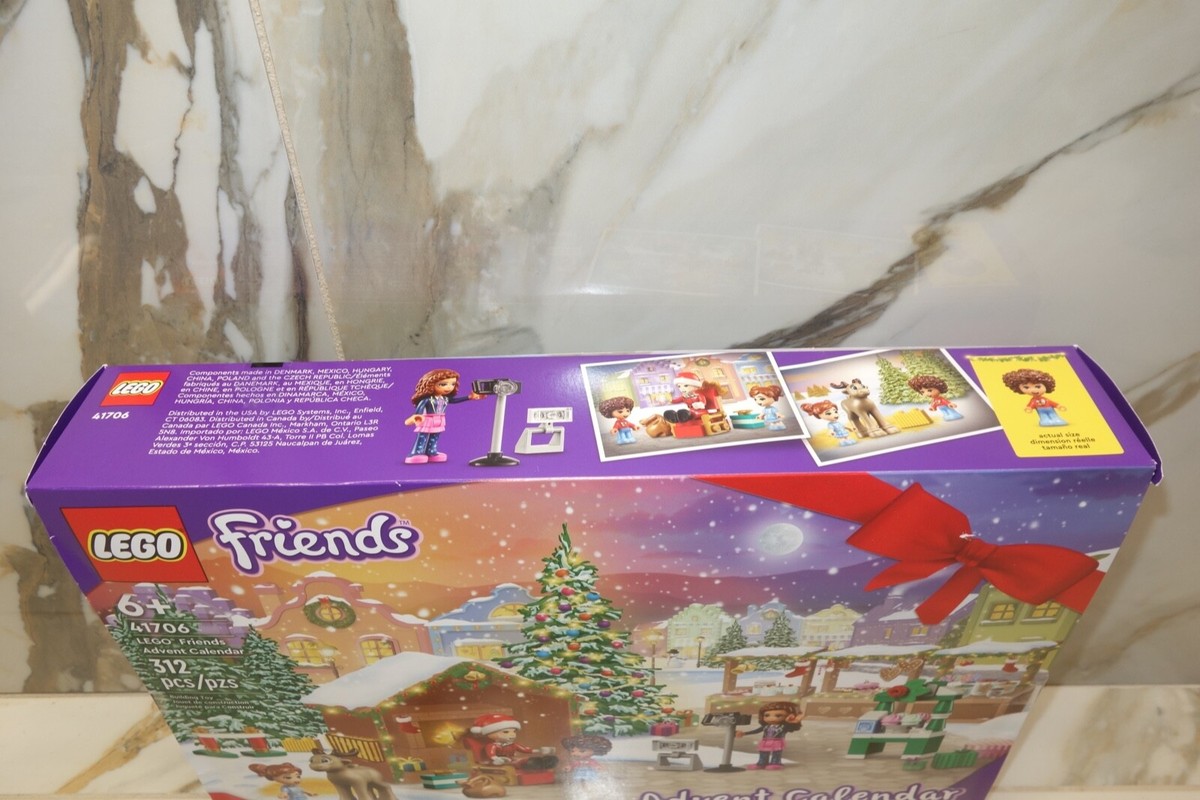 LEGO Friends 2022 Advent Calendar 41706 Building Toy Set; 24 Gifts