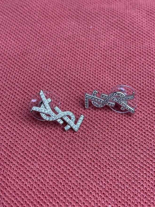 SAINT LAURENT YSLロゴピアス(片耳用) YSL Logo Pendant Ear