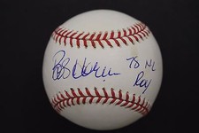 Bob Horner Braves Cardinals 1978 NL ROY Autographed Signed MLB Baseball D