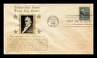 US COVER JAMES BUCHANAN PRESIDENTIAL SERIES FDC SCOTT 820 CROSBY PHOTO CACHET