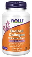 BioCell Kollagen Hydrolysiert Typ II - 120 Kapseln