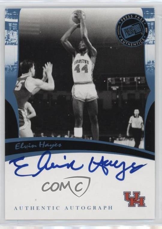 Elvin Hayes Houston Cougars 2006-07 Press Pass Legends Auto Auto HOF 0g45 