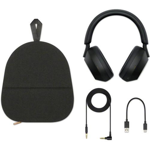 Casque antibruit sans fil Sony leader de l'industrie noir + kit support pro - Photo 10 sur 12