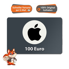 Apple iTunes 100&euro; Euro Digitaler Guthaben Code Card Geschenk Gutscheincode EMail