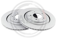 2X Bremsscheibe A.B.S. 18922 Grauguss FüR KIA Optima JF Sportswagon Gdi