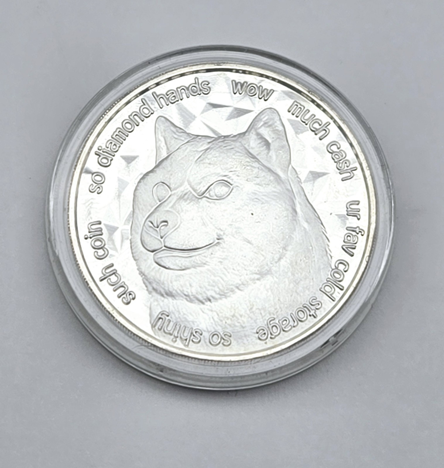 1 oz. 2021 Dogecoin Cryptocurrency BU Silver Round Coin .999 Fine Silver Reddit