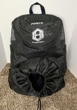 Point3 Basketball Backpack Black Large Sports Equipment Gear Ball Bag
