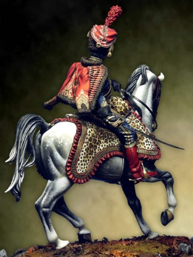 Kit Modelo Resina 1/24 75mm Guerrero Húsares Guardia Guerras Napoleónicas Sin Pintar - Imagen 4 de 4