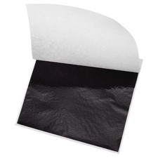 Gold Leaf Foil Sheet Black Leaf Papers 3.3 x 3.1inch Pack of 100