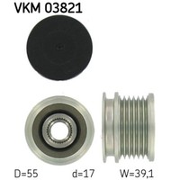 Generatorfreilauf SKF VKM 03821 FüR Mercedes-Benz Vito C-Class Sprinter