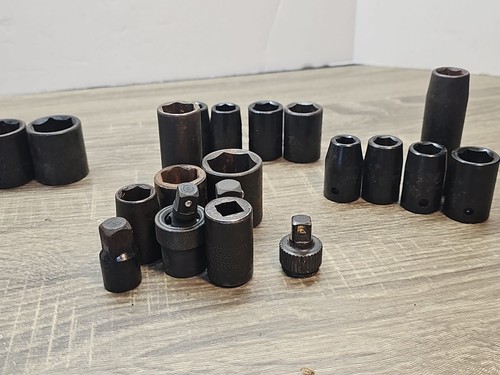 Set Of Chrome Vanadium 1/2 Impact Sockets--CRV- & others--Total 27 Sockets - Picture 4 of 8