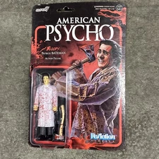 Super7 American Psycho BLOODY PATRICK BATEMAN 3.75" ReAction Figure - New