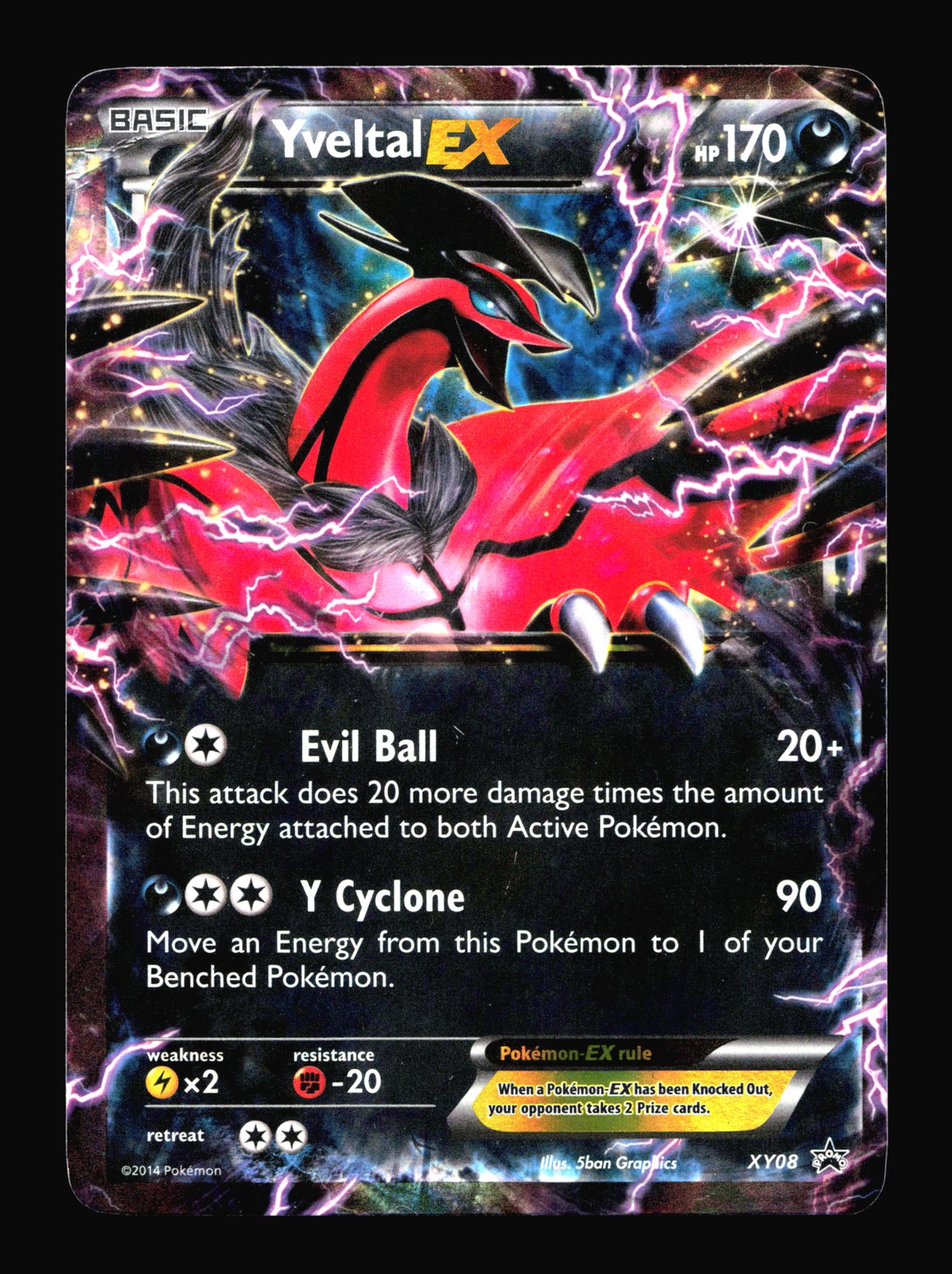 Yveltal EX XY Promos #XY08 Promo Pokemon Card T4-52