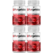 Forgelabs Blood Stabilizer Ultra Potency For Healthy Heart - 4 Bottles