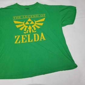 The Legend Of Zelda Shirt 3XL Green Nintendo Link Princess Gannon NES SNES N64