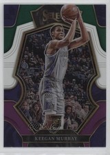 2022-23 Panini Select Premier Level Green White Purple Prizm Keegan Murray 18k2