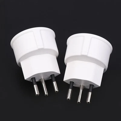 1 pezzo EU DE Germania presa 3 pin spina svizzera adattatore embedded